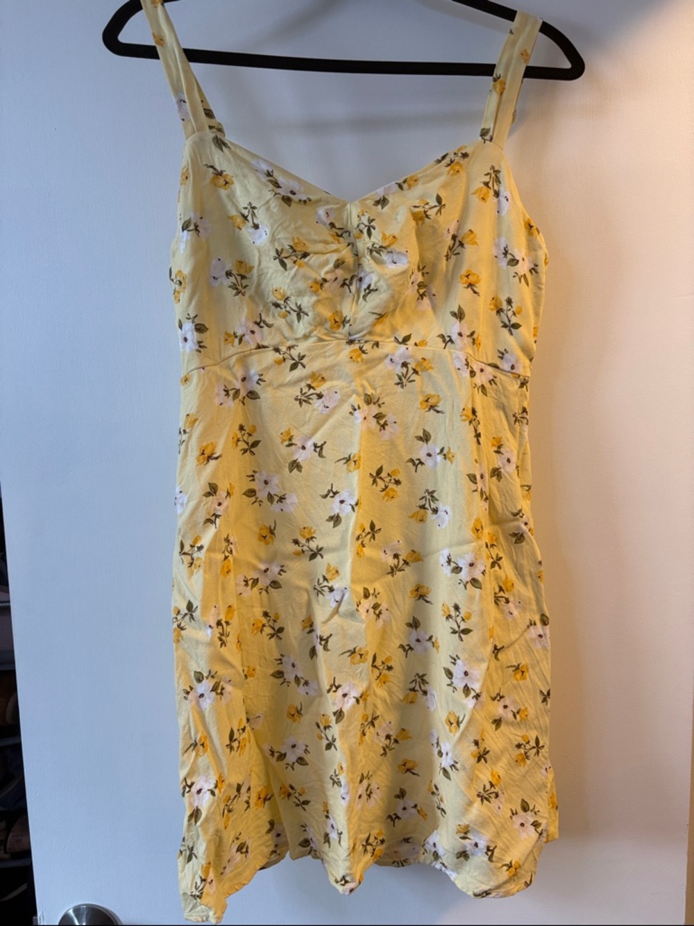 Old Navy Yellow Floral Mini Dress